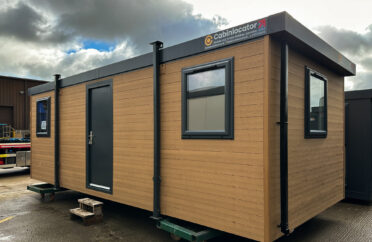 24ft Timber Clad portable cabin for sale or for hire