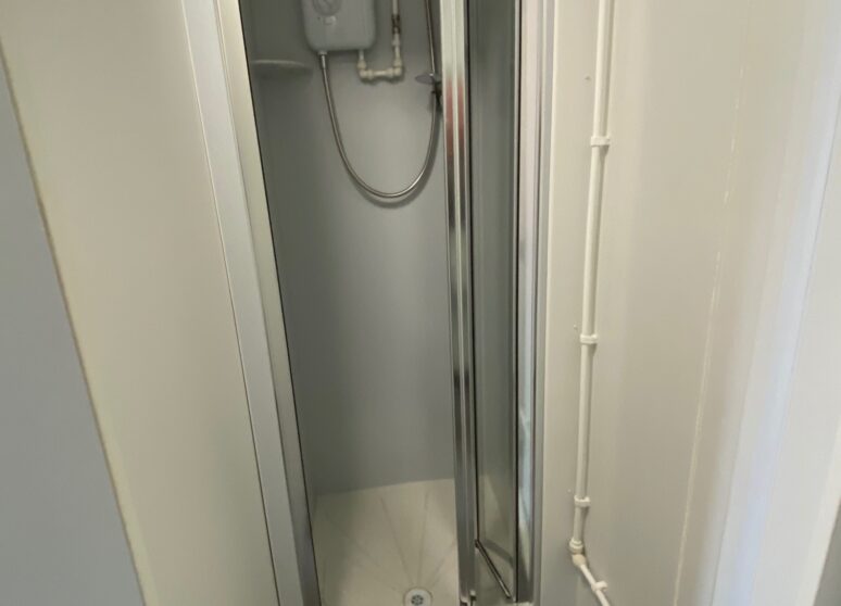 portable cabin shower refurb